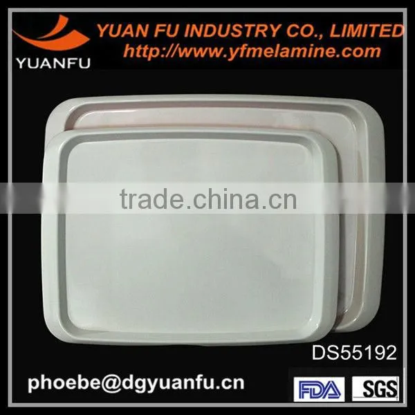 Melamine fancy design wedding serving tray