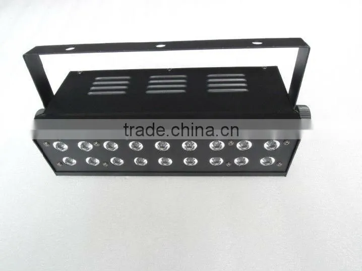 High brightness high power 18*3w LED cool white stage dj disco strobe light