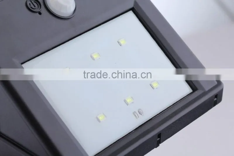water proof solar led wall light solar panel outdoor wall mounted led wall light