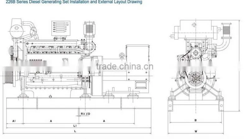 Deutz/Ricardo Diesel Generator Set