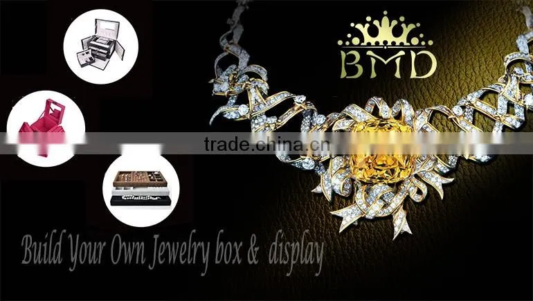 Elegant fashion design plastic jewelry box packaging led small mini