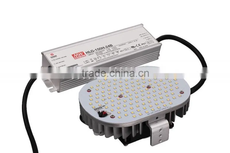 UL cUL DLC list 150w with MW driver led retrofit kit to replace traditional pole fixture
