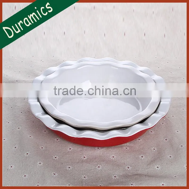 Ceramic round baker,small size for sale