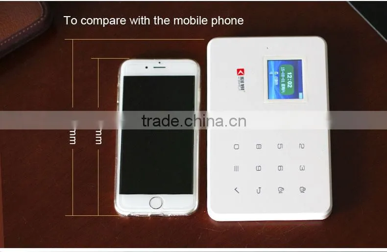 Wireless Touch RFID Color display wireless smart gsm alarm system with Android and IOS App G18