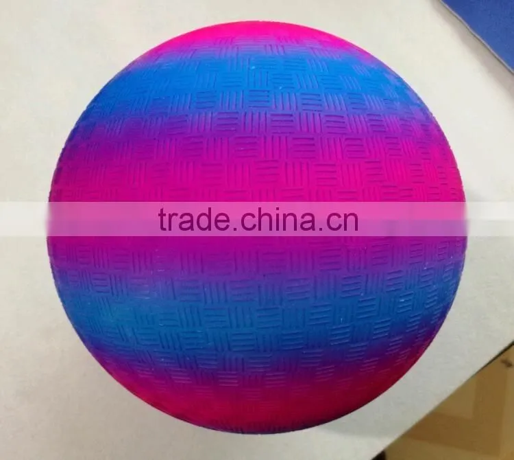 8.5 inch inflatable rubber playground bouncing balls for kids
