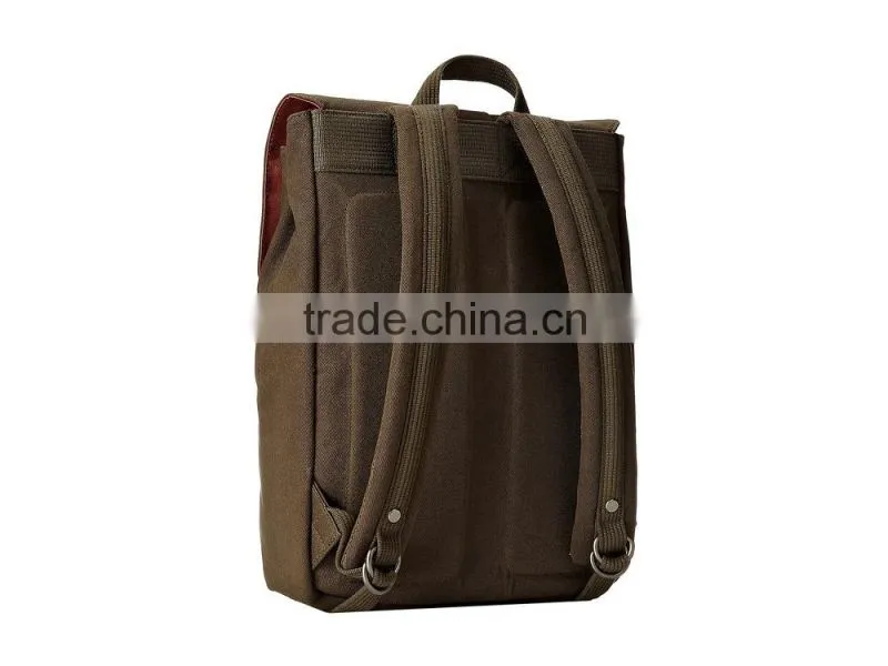 cotton canvas Laptop Backpack