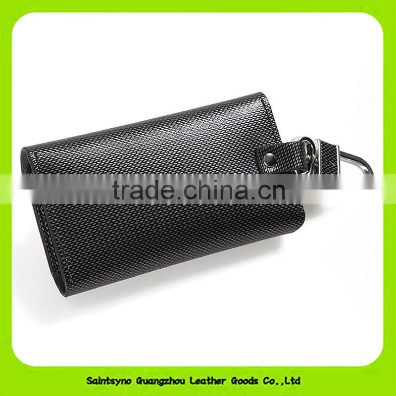 Best quality genuine leather keychain holder wallet key wallet 16116
