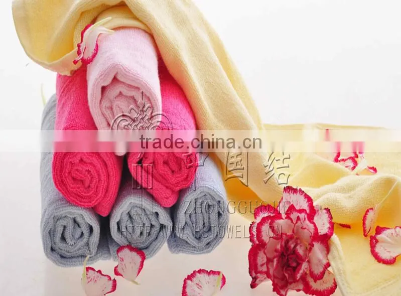 Wholesale Plain dyed Bamboo Towels Bath towel Soprt towel Made in China