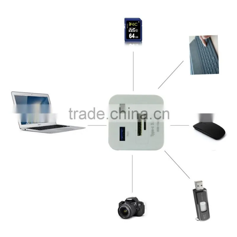 OEM High Quality White USB 3.1 Type C Cable Male to Male USB to Mini Din Cable