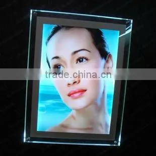 Crystal light box, crystal LED light box, super slim crystal light box