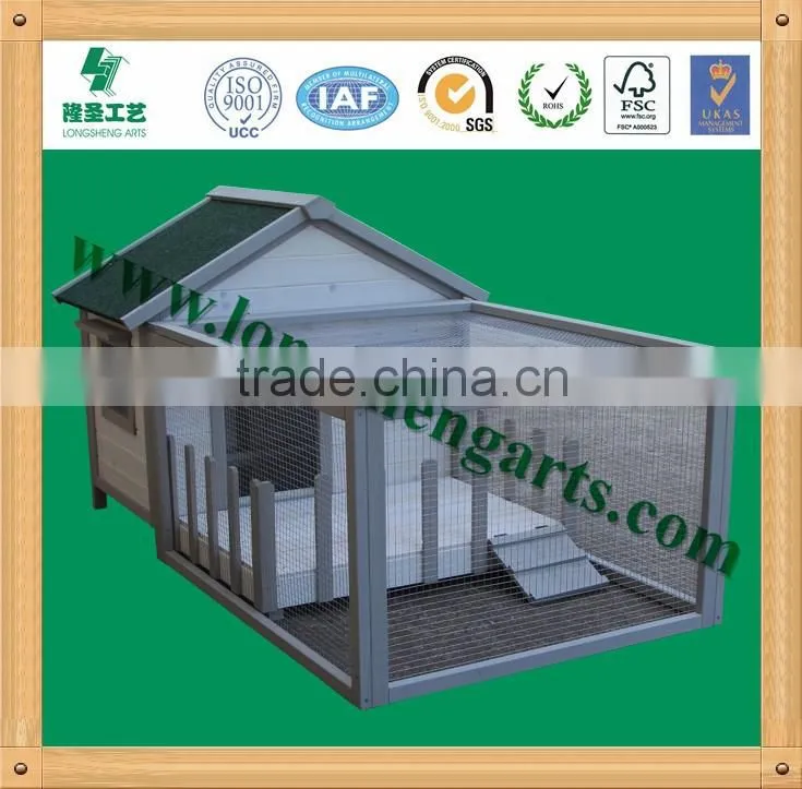 New style wooden rabbit hutch