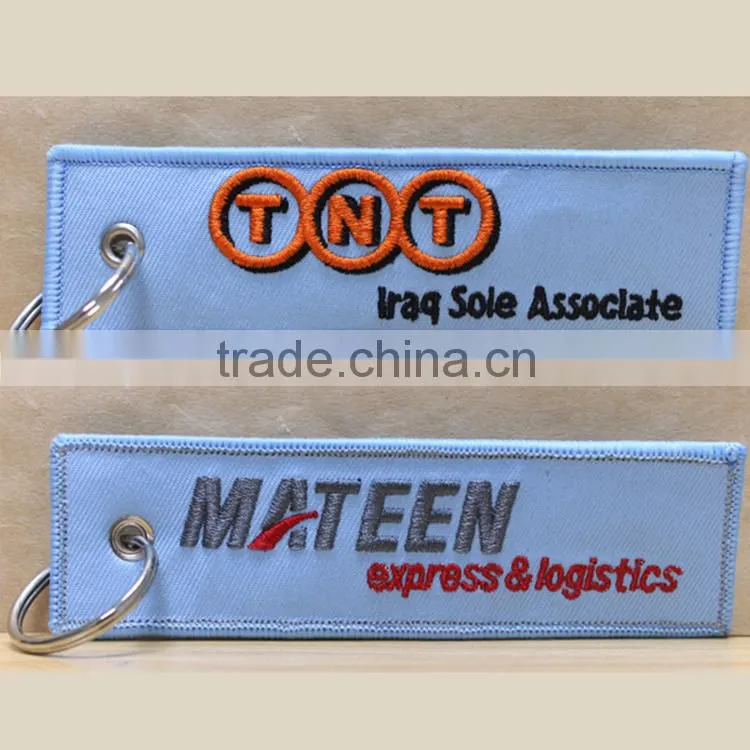 China Manufacturer Top Selling Embroidery Designs Embroidery Keychain | Keyring