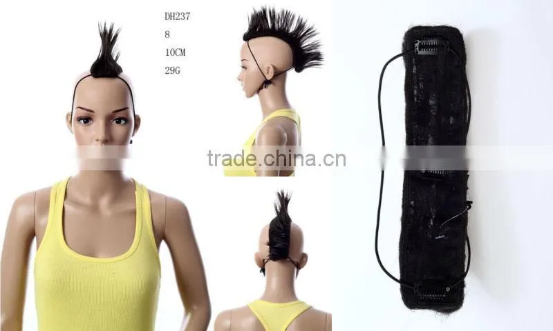 iron clip Hair wig Extension for cosplay cute make up