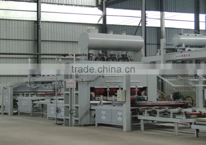 short cycle lamination hot-press for 2 sides in short time