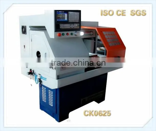 CK0625 horizontal mini cnc lathe machine with line tool