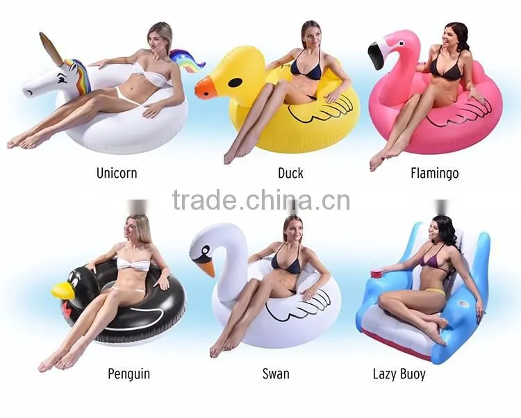 Float In Style Flamingo Party Tube Inflatable Raft for Adults and Kids