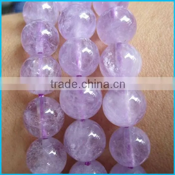 12mm round faceted amethyst lavender beads