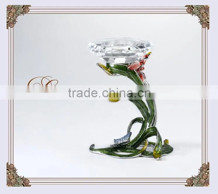 RORO Chanson orchid pewter craft gift candle holder
