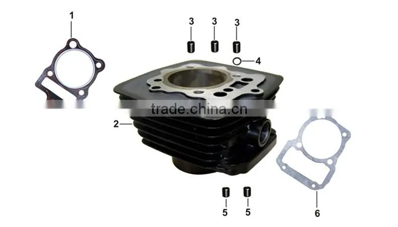 ITALIKA motorcycle engine parts excellent motorcycle cylinder head