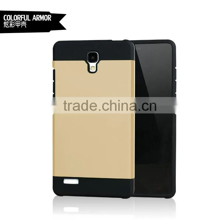 LZB Hot selling colorful armor cover for xiaomi redmi note armor case