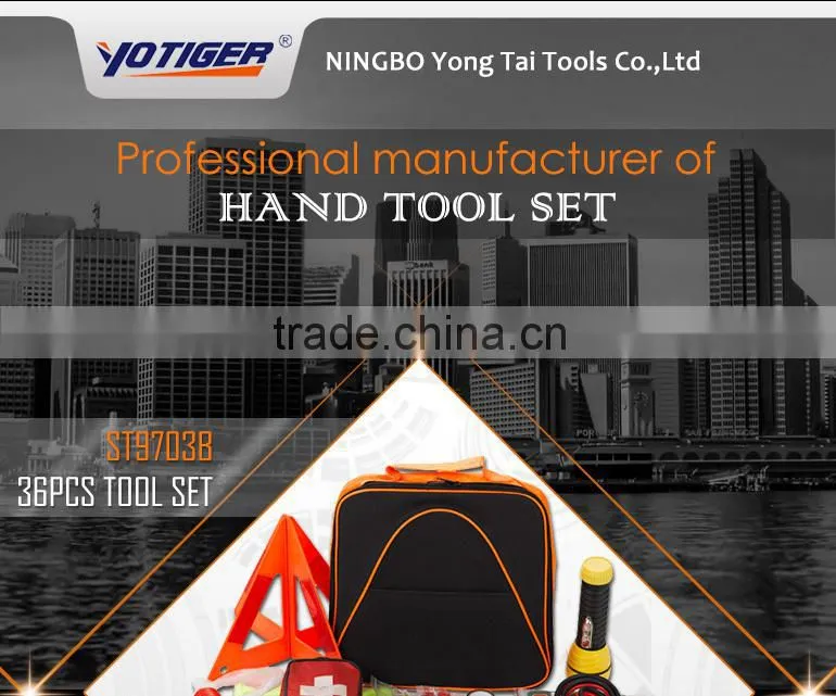 36pcs Auto Emergency Repair Hand Tool Set in Bag