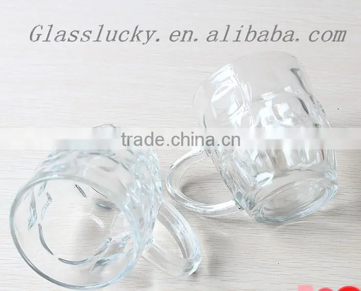 Glass bottle cutter with handle for beer or other drink