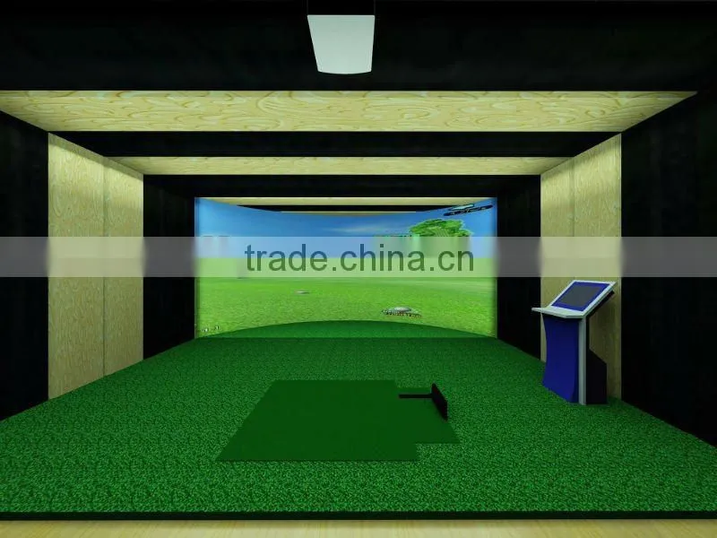 indoor screen golf simulator
