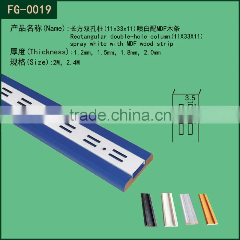 Metal ladder columns with MDF,decorative wall columns