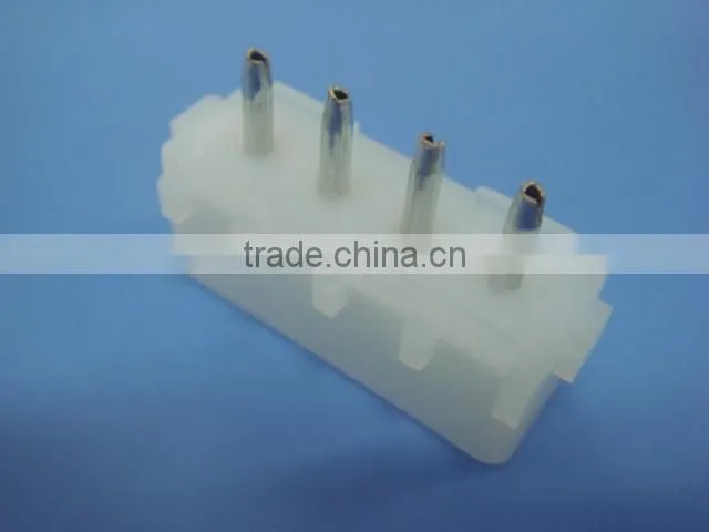 5.08mm pitch vertical PCB Mounting Orientation wire to board pin header connector TE 4 pin connector tyco 350424-1