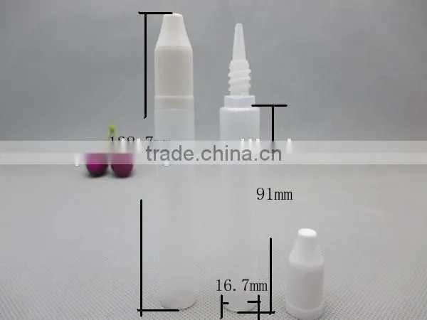 plastic pet cealr 10ml bottle for e-liquid Factory Wholesale