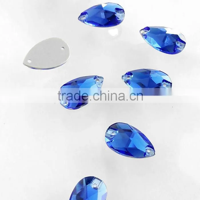 U3230 wholesale Pear sew-on rhinestones supplier