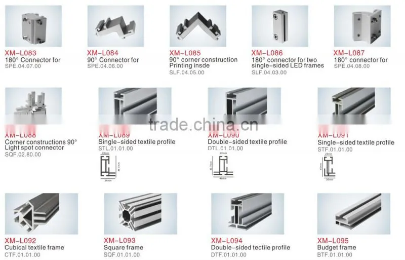 ON SALE Exhibition Use Aluminum Fabric Frame
