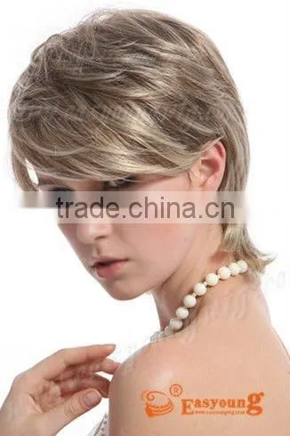 Fashion short natural women wigs synthetic hair styling