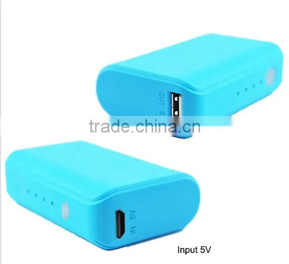 5200mah home charger for mobile phone with brand A 18650 battery inside