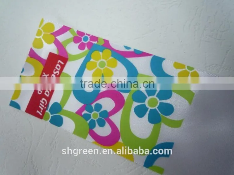 full color printing label for polo shirt