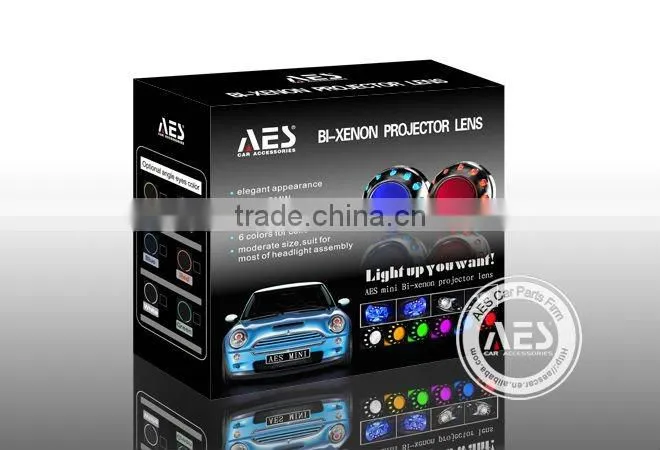 Brand new LED Mini projector lens bi-xenon 12v bulb,35w hid bulb