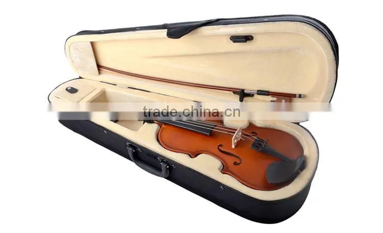 Chinese violin 1 / 4 1 / 2 4 / 4 with case, bow, rosin V35