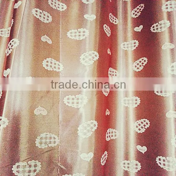 customized window curtain fabric, jacquard fabirc 008 fire retardant blackout fabric for bedroom
