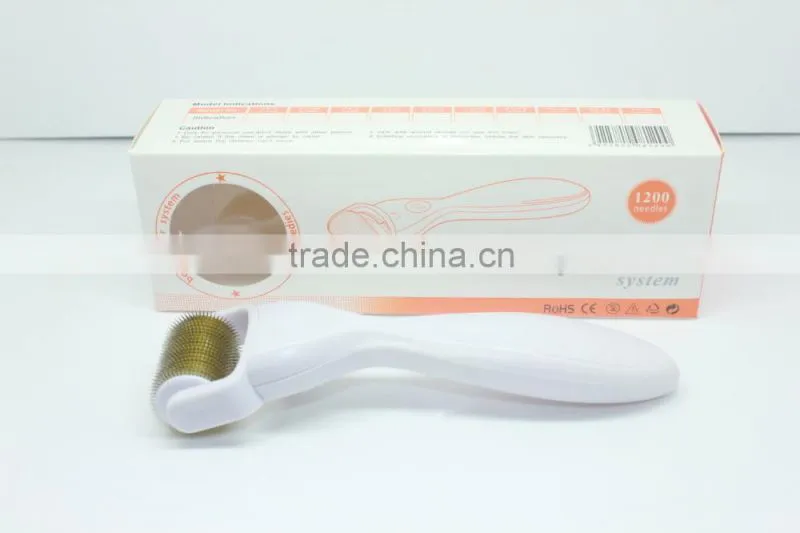 Factory direct stretch mark removal derma roller 1200 needles microneedle skin roller