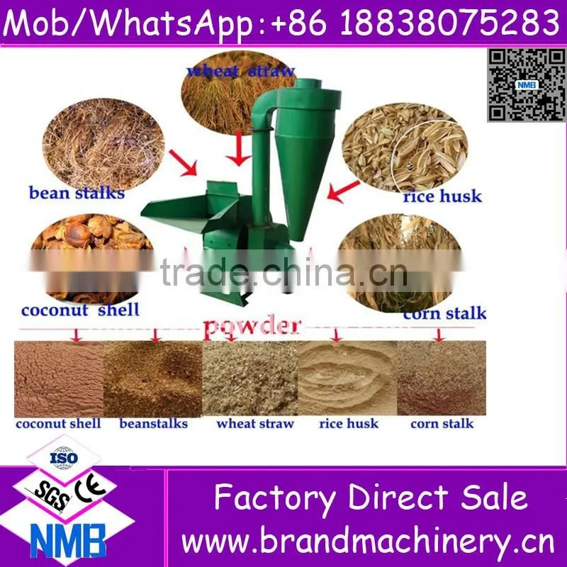 HIgh performance small wood branch sawdust chip pallet crusher used machine