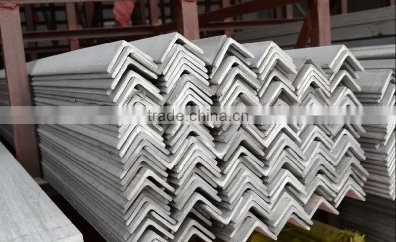 SS400 or Q235 Steel Profiles mild steel angle bar from China