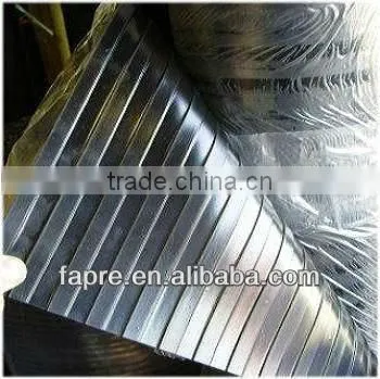 Black broad ribbed rubber matting
