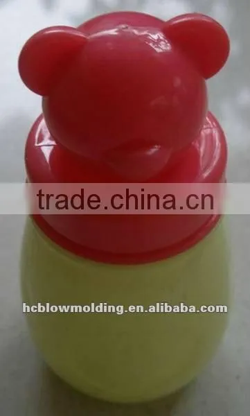 OEM Blow Molding Plastic 3D Cartoon bottle 3D Cartoon figure toy for sale