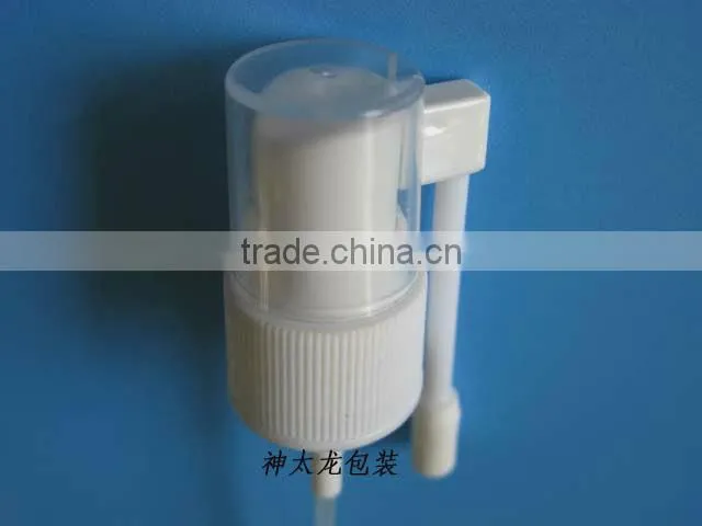 Plastic nasal mist sprayer for cosmetic products or medical product