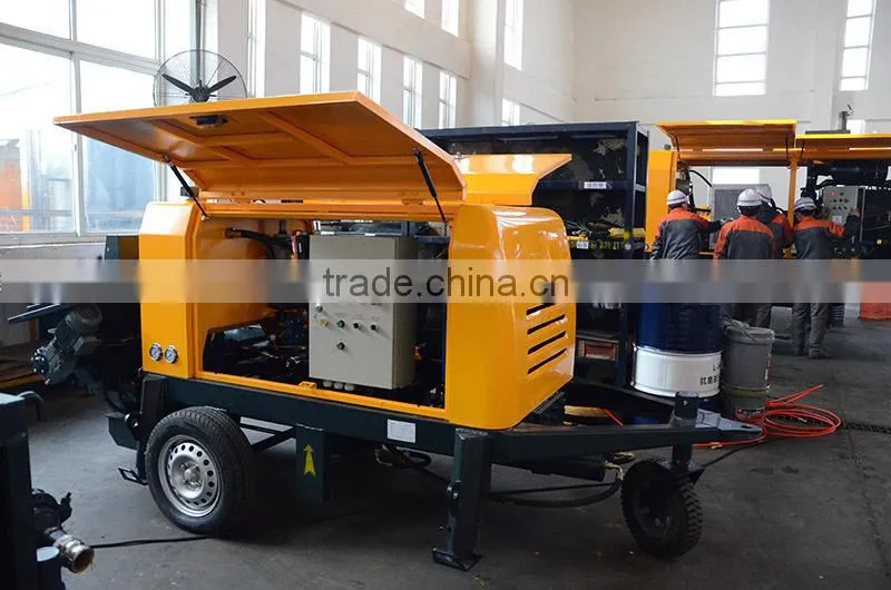 LHBT20-10RS portable used diesel engine cement concrete pump