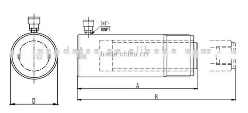 Fine Quality Hydraulic Standard Single-Acting Cylinders