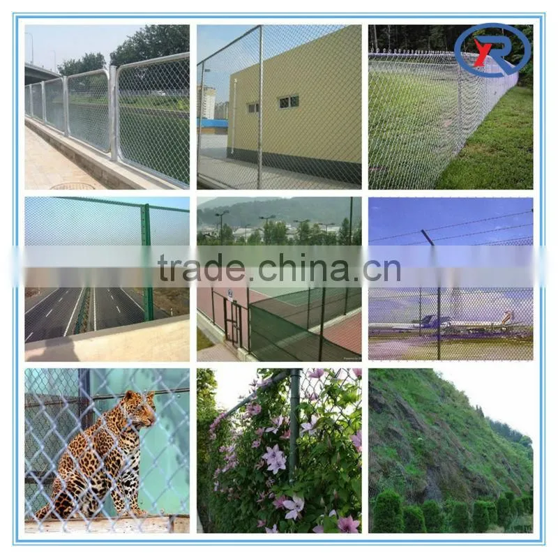 High Quality Used Chain Link Fence for sale factory/cheap chain link fencing panels