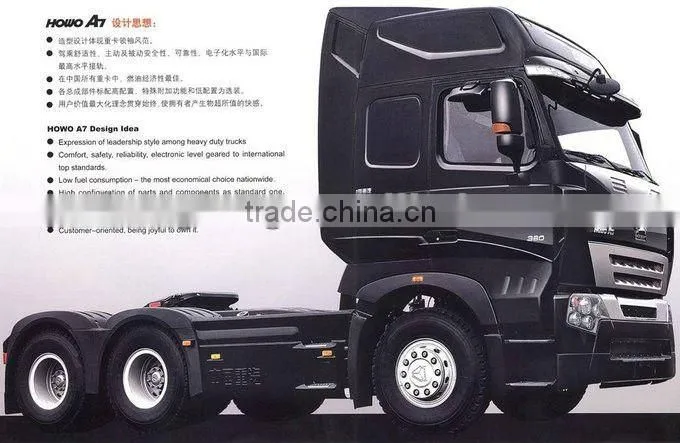 sinotruk howo A7 6*4 tractor truck,