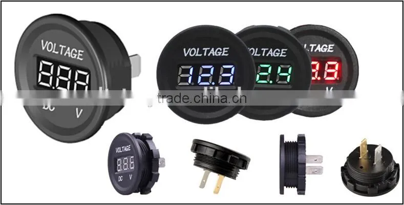 5V-30V DC bule LCD Digital Volt Panel Meter Voltmeter