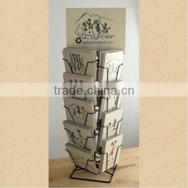 Countertop Wire Mesh Leaflet Holder
